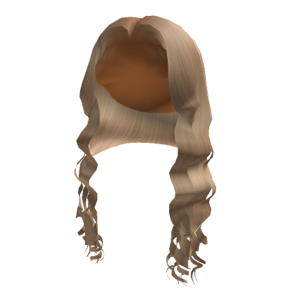 Wavy Middle Part Blonde Roblox