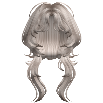 Layered Jellyfish Messy Hair Ash Blonde Roblox