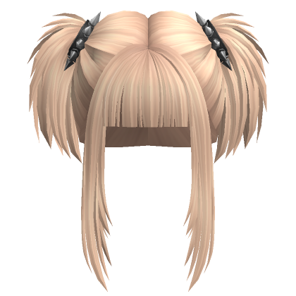 Spikey Punk Pigtails Blonde Roblox