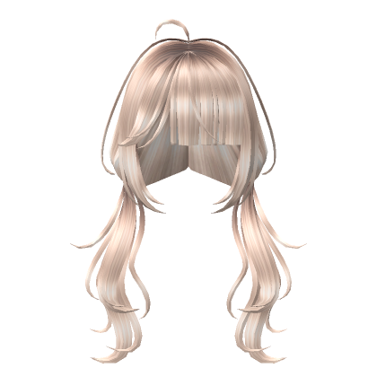 Cute Blonde Anime Flowy Pigtails Roblox Item Rolimon S