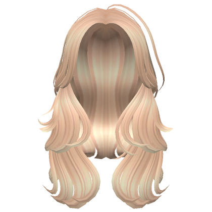 Long Messy Blonde Hair Roblox Item Rolimon S