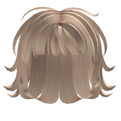 Short Blonde Messy Shaggy Hairstyle Roblox