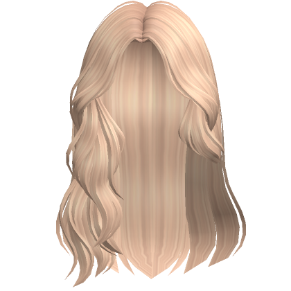 Beach Swept Wavy Hair W Shell Charms Blonde Roblox