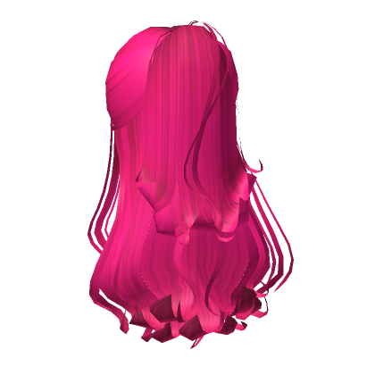 Elegant Half Up Hair In Hot Pink Roblox