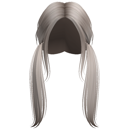 Long Scruffy Messy Wispy Pigtails Ash Blonde Roblox