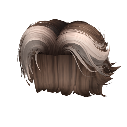 Two Tone Windswept Hair In Brown Blonde Roblox