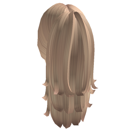Y2k Layered Low Ponytail Blonde Roblox