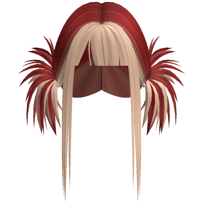 Cyber Punk Rock Buns In Blonde And Red Roblox