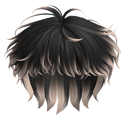 Long Anime Hair In Black Blonde Roblox