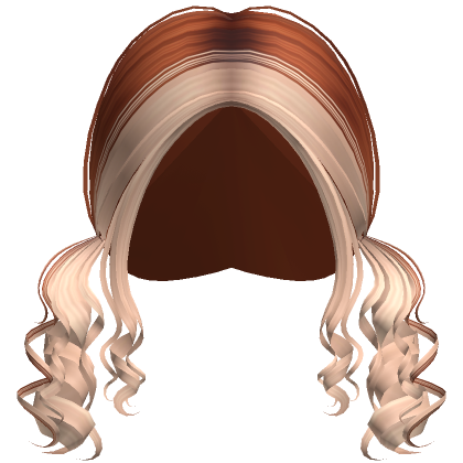 Short Spiral Spring Curly Pigtails Ginger Blonde Roblox