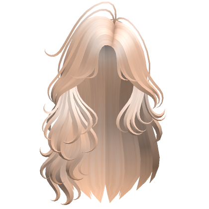 Natural Messy Anime Hair Blonde Roblox Item Rolimon S