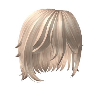 Short Wispy Blonde Bob Roblox