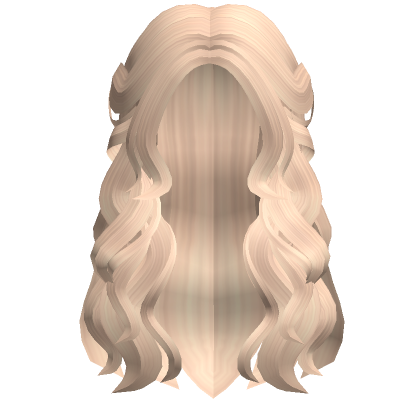 Lush Preppy Aesthetic Wavy Hair In Blonde Roblox Item Rolimon S