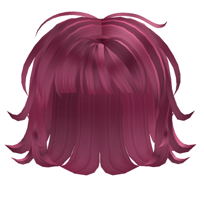 Short Hot Pink Messy Shaggy Hairstyle Roblox