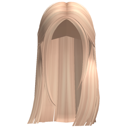 Cute Straight Sleek Hair Blonde Roblox