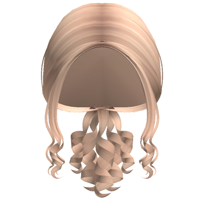 Low Lovely Lamb Curly Ponytail Blonde Roblox