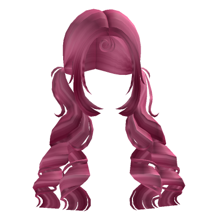 Charming Harajuku Curls In Hot Pink Roblox