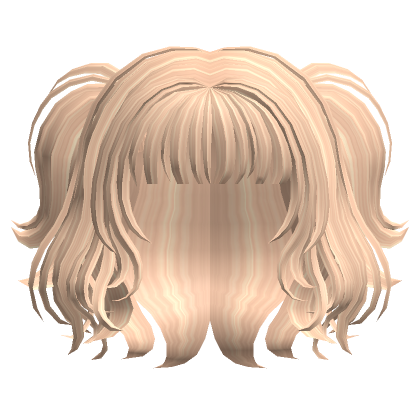 Blonde Anime Short Hair W Kawaii Pigtails Roblox