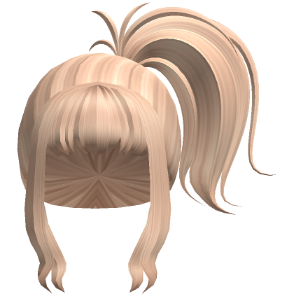Blonde Wavy Gyaru Ponytail Roblox