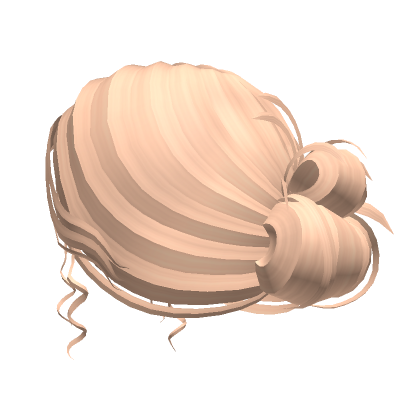 Blonde Low Messy Bun Roblox