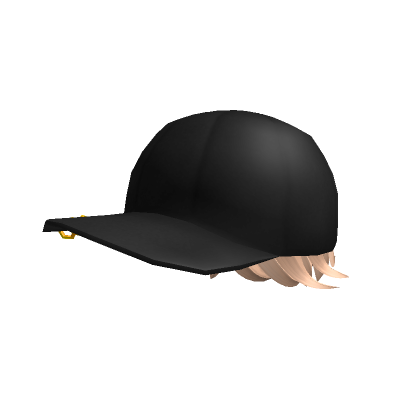 Men Blonde Hair With Black Cap Roblox