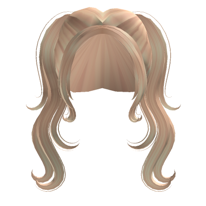Long Flowy Pigtails In Blonde Roblox Item Rolimon S