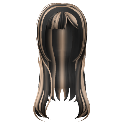 Blonde W Black Highlights Gyaru Hair Roblox