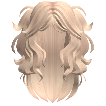 Messy Anime Layered Popular Hair Pigtails Blonde Roblox