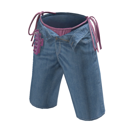 Light Blue Summer Beach Pink Bikini Cargo Shorts Roblox