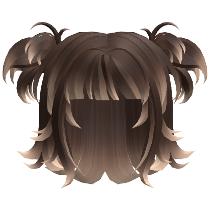 Y K Grunge Messy Layered Pigtails Brown To Blonde Roblox