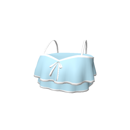 Chibi Doll Bikini Top Blue Roblox