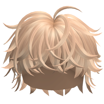 Blonde Fluffy Messy Hair Roblox