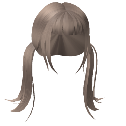 Ash Blonde Y2K Long Low Pigtails Roblox