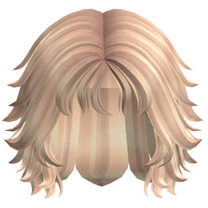 Short Messy Wolf Cut In Blonde Roblox