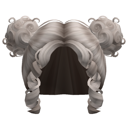 Sweet Honey Curly High Buns Ash Blonde Roblox