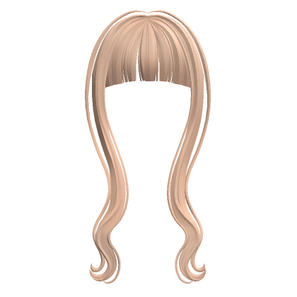 Long Curly Bangs Blonde Roblox Item Rolimon S