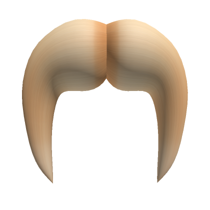 Blonde Down Facing Moustache Roblox
