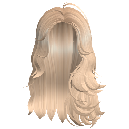 Majestic Long Curled Hair Blonde Roblox