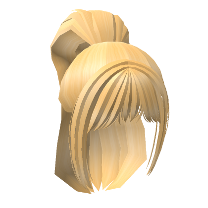 Pretty Blonde Ponytail Hair Roblox
