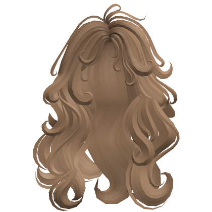 Long Swirly Curly Messy Fairy Hair Dark Blonde Roblox