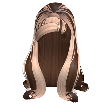 Voluminous High Ponytail In Brown Blonde Roblox