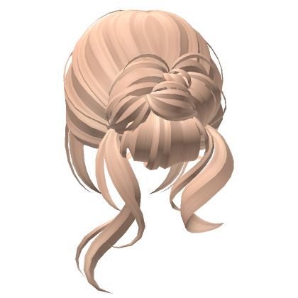 Messy Preppy Beach Girl Bun Blonde Roblox