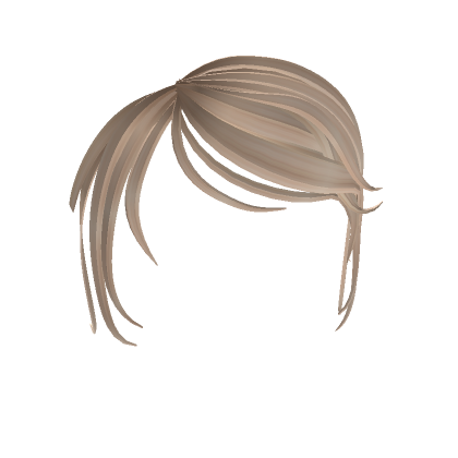 Messy Side Swept Bangs In Blonde Roblox