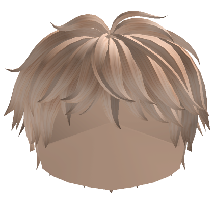 Blonde Messy Hair Roblox