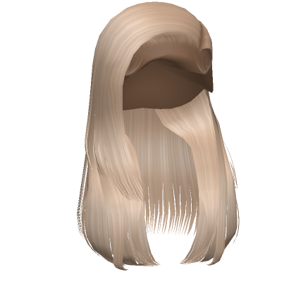 Layered Side Part In Blonde Roblox