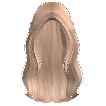 Long Half Up Half Down Hair Blonde Roblox