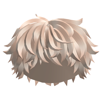 Blonde Messy Wavy Curly Fluffy Boy Hair Roblox