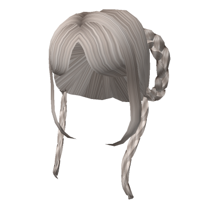 Looped Anime Braid Ponytail In Ash Blonde Roblox