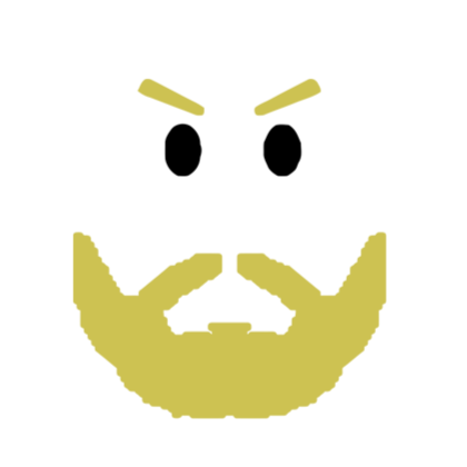 Daring Blonde Beard Face Roblox