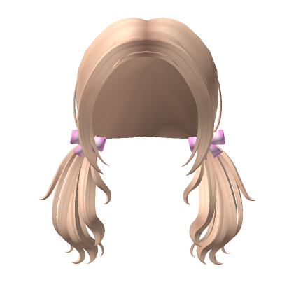 Cute Blonde Hair With Bows S Code Price Rblxtrade